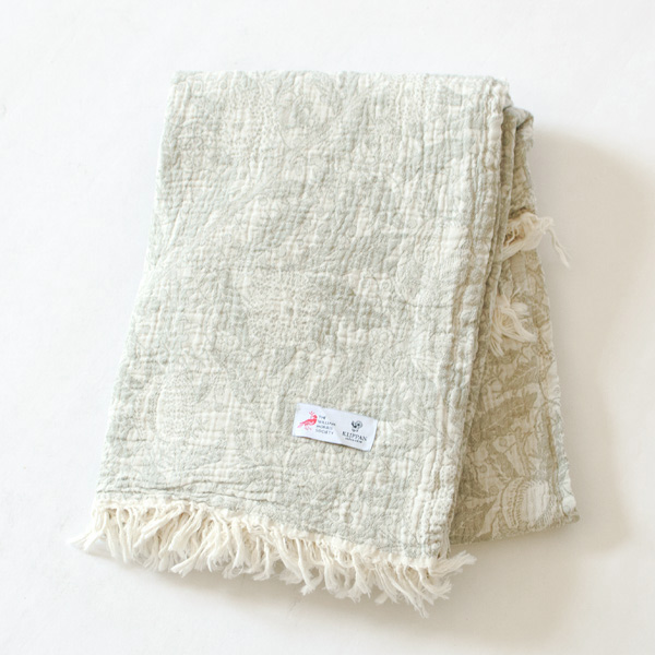 コットンスロー（140×200） フルーツ(オリーブ)