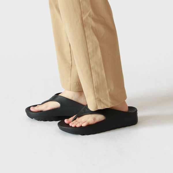 リカバリーサンダル W-FLIP SHARK BLACK リカバリーサンダル W-FLIP SHARK BLACK