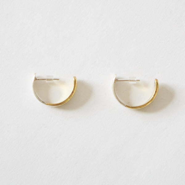 【美品】OMBRE CLAIRE シルバーピアス　スローブイエナ ピアス ／OMBRE CLAIRE（オンブル クレール）｜愛着を持ってずっと使い