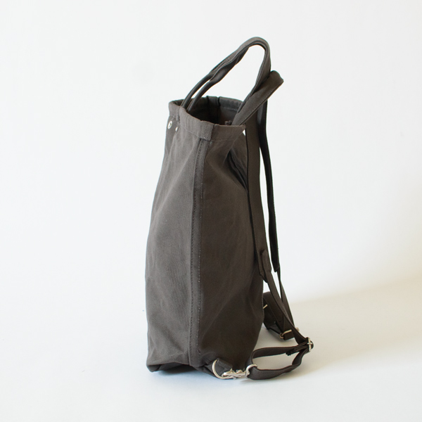 防水パラフィン帆布 2WAYバックパック MOFIN S(CHARCOAL GRAY)