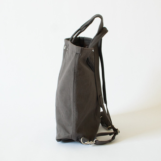 防水パラフィン帆布 2WAYバックパック MOFIN S(CHARCOAL GRAY) 防水パラフィン帆布 2WAYバックパック MOFIN S(CHARCOAL GRAY)