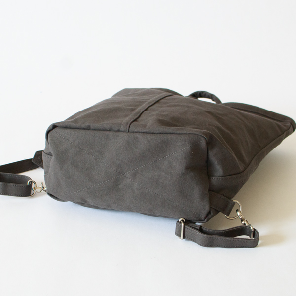 防水パラフィン帆布 2WAYバックパック MOFIN S(CHARCOAL GRAY)