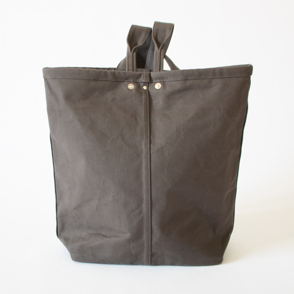 防水パラフィン帆布 2WAYバックパック MOFIN L(CHARCOAL GRAY)