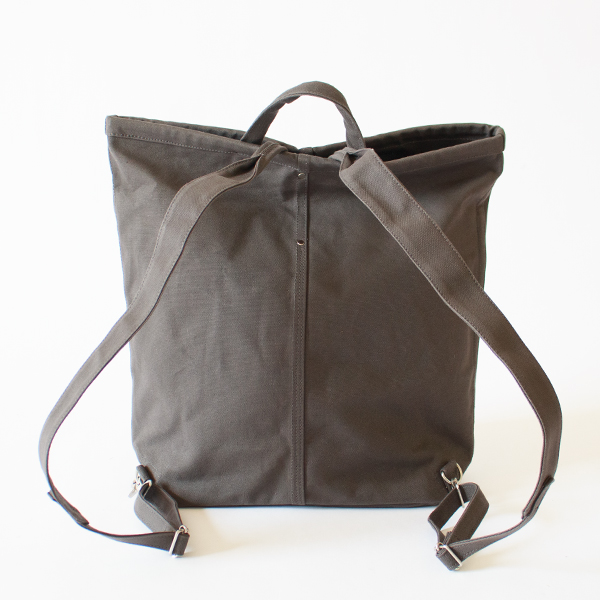 防水パラフィン帆布 2WAYバックパック MOFIN L(CHARCOAL GRAY)