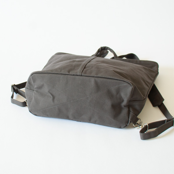 防水パラフィン帆布 2WAYバックパック MOFIN L(CHARCOAL GRAY)