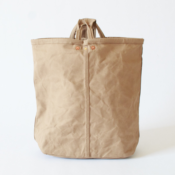  防水パラフィン帆布 2WAYバックパック MOFIN L(KHAKI)