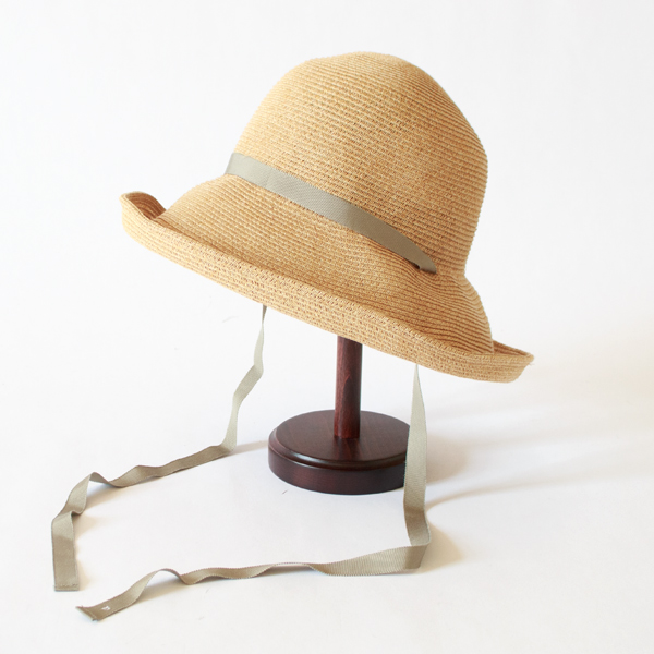 【別注】ハット leonie(NATURAL / ベージュリボン)
