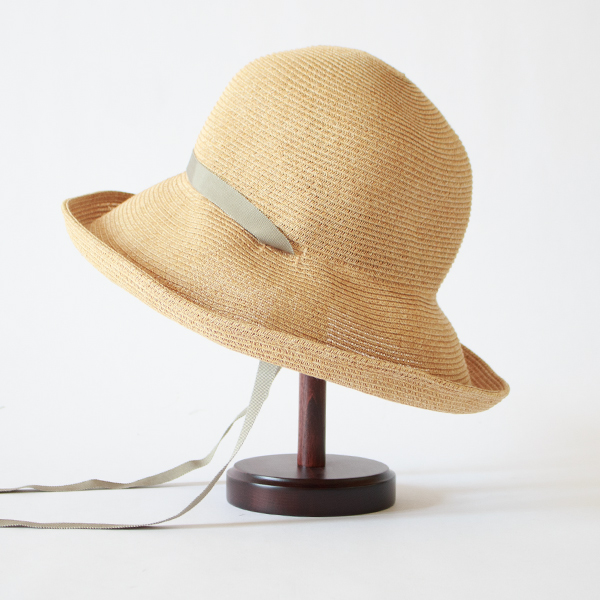 【別注】ハット leonie(NATURAL / ベージュリボン)