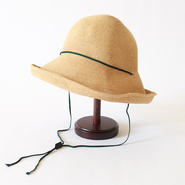 【別注】ハット leonie(NATURAL / グリーンコード)
