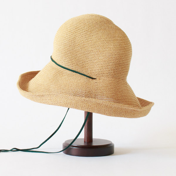 【別注】ハット leonie(NATURAL / グリーンコード)