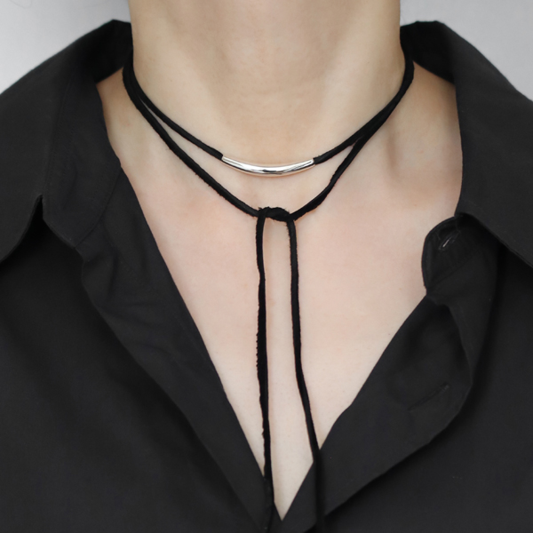 ぐるりと回してチョーカーに（BLACK）