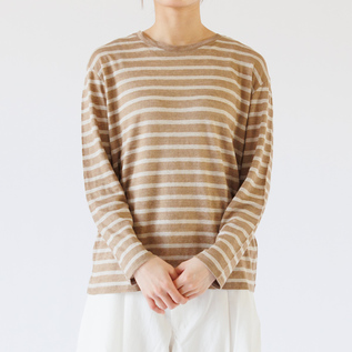 ボーダー長袖Tシャツ／Vlas Blomme（ヴラスブラム）｜愛着を持って