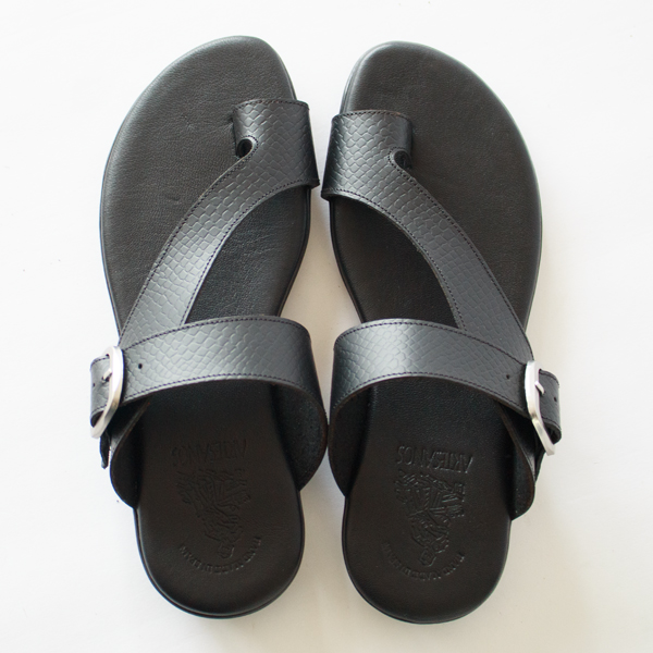 トングサンダルGRABADO(NEGRO)