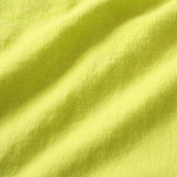 ふんわりと柔らかく極上の肌触りを実現(YELLOW GREEN)