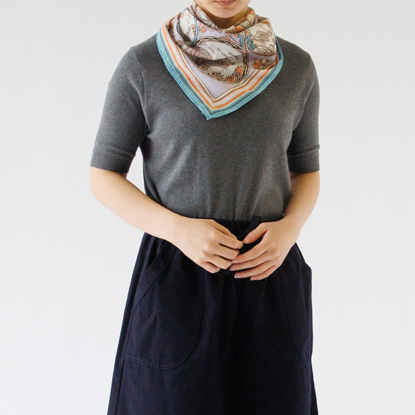 コットンスカーフ 70×70(CHANCE INOUI)