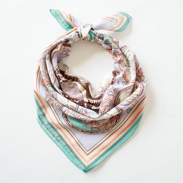 コットンスカーフ 70×70(CHANCE INOUI)