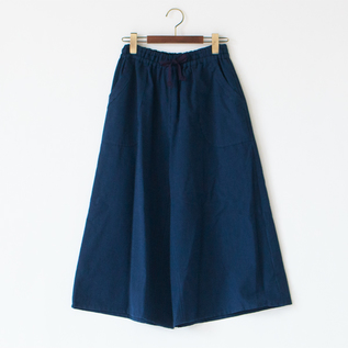 ワイド絣パンツ