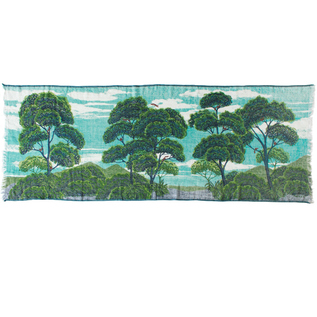 コットンリネンストール 100×190