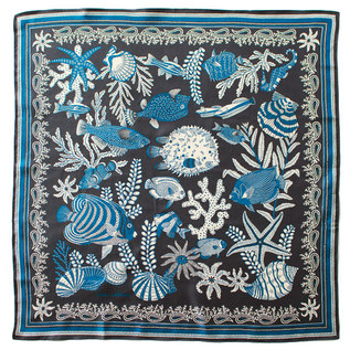 シルクスカーフ 65×65