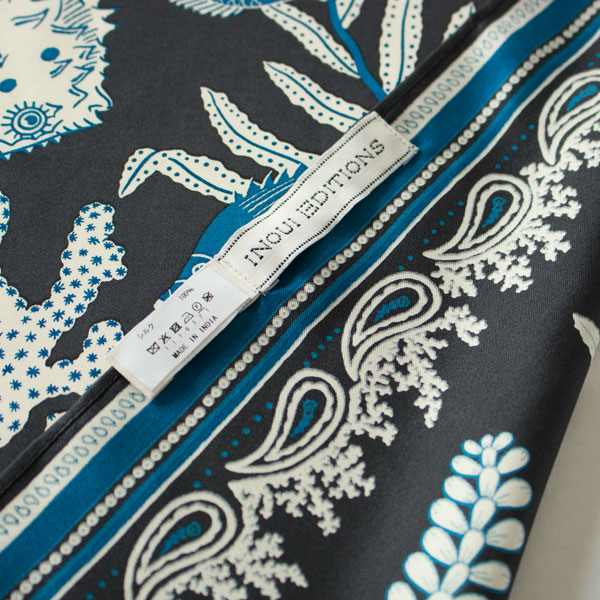 シルクスカーフ 65×65(NEPTUNE)