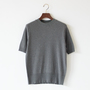 CREW NECK FIVEQUARTER SLEEVE KNIT SAW