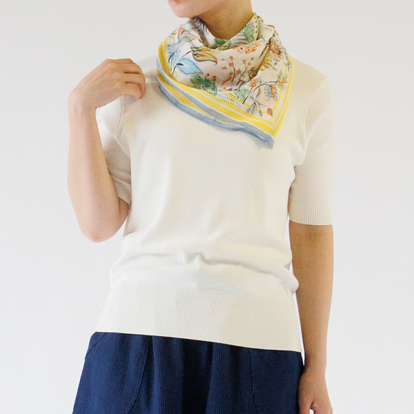 コットンスカーフ 70×70(PAGODE)