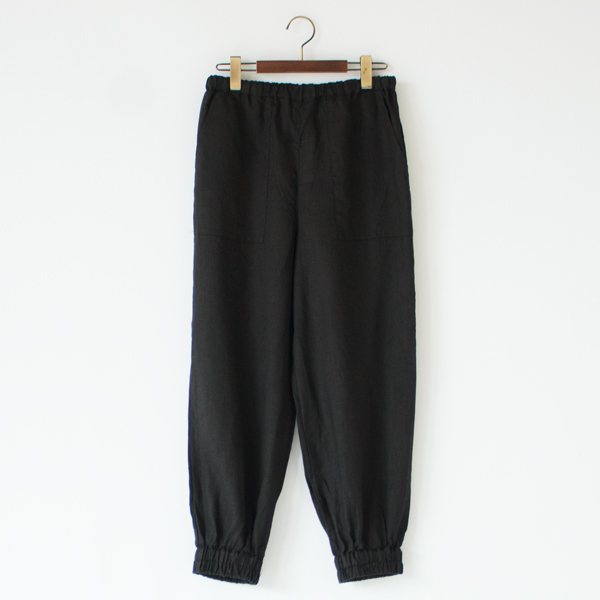 リネンパンツ レオニー（ブラック）