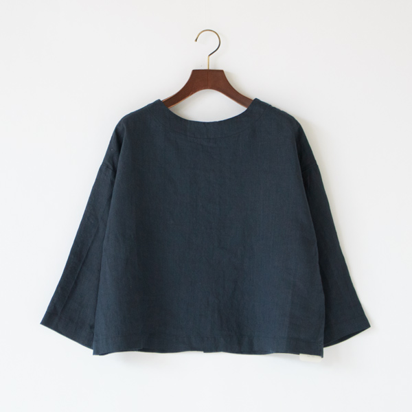 2WAYリネントップス エミール（アルドアーズ/ネイビー）