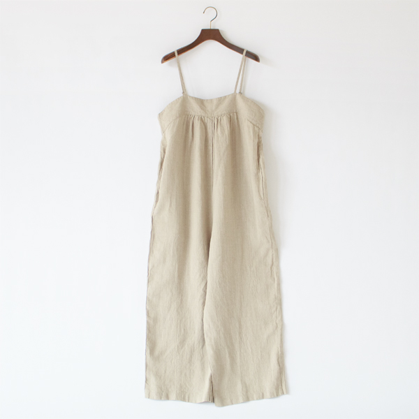 リネンサロペット ラナ（ナチュラル）