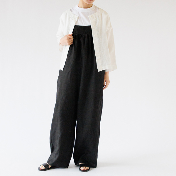 リネンサロペット ラナ／fog linen work（フォグリネンワーク）｜愛着