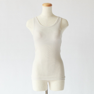 ブラパッドリブタンクトップ