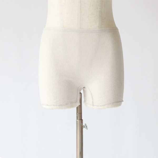シルクコットンボーイズショーツ（PALE GREY）
