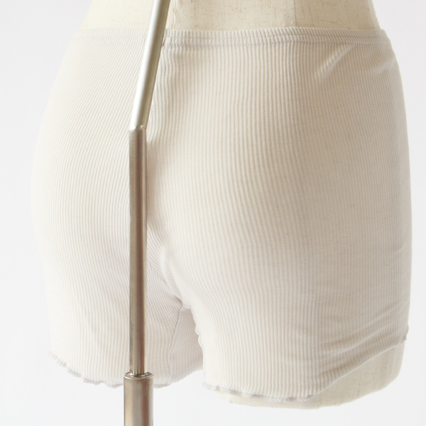 シルクコットンボーイズショーツ（PALE GREY）