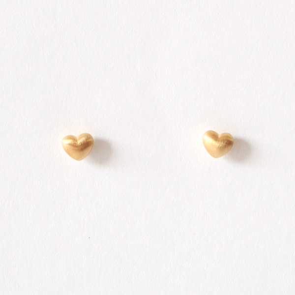 キャッチレスピアス AMITY（Heartlet Gold）