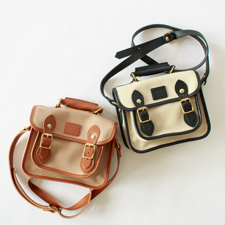 キャンバスサッチェルバッグ 9INCH