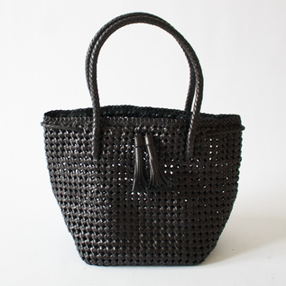 REN ゴートメッシュ・タッセルトート カラー 黒色 Black GOAT MESH タッセルトート／REN（レン）｜愛着を持ってずっと使いたい