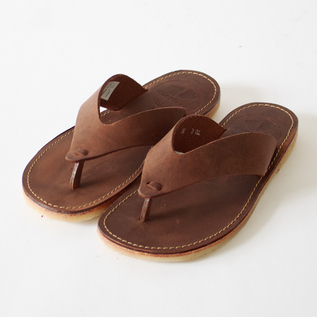 LEATHER SANDALS AERO COCOA