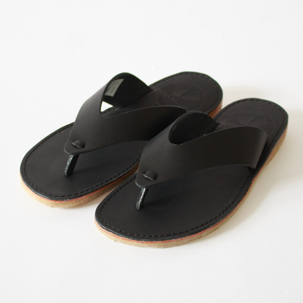 レザーサンダル AERO BLACK