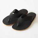 レザーサンダル AERO BLACK