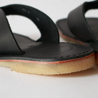 レザーサンダル AERO BLACK レザーサンダル AERO BLACK