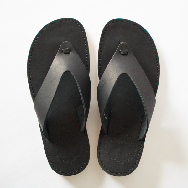 レザーサンダル AERO BLACK