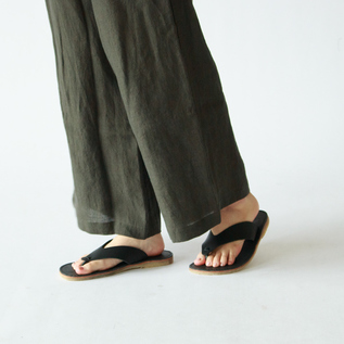 レザーサンダル AERO BLACK レザーサンダル AERO BLACK