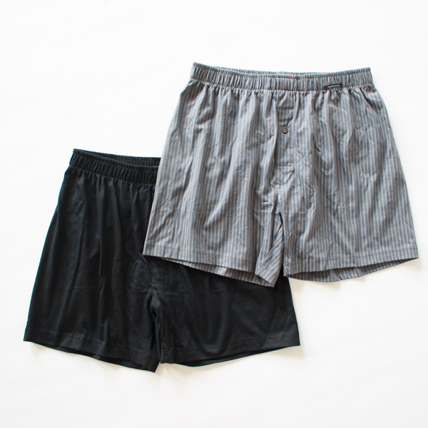 ボクサーショーツ2PC(STRIPE・BLACK)