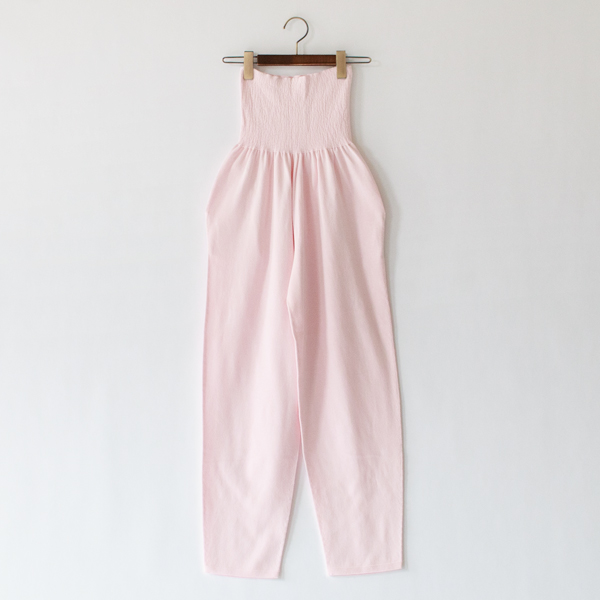 おなかをつつむ オーガニックコットンニットパンツ レギュラー(ZUTTO別注 ペールピンク)