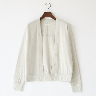 ワイドバインダーVネックカーディガン