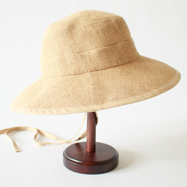 リボンワイドブリムハット（Beige）