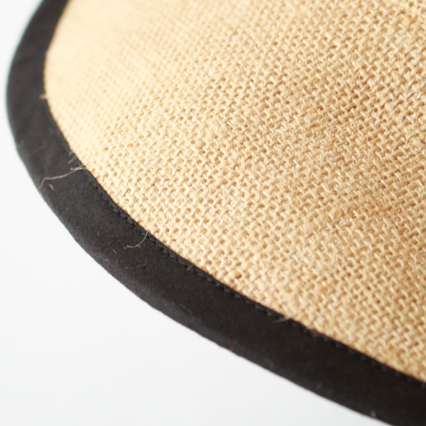 リボンワイドブリムハット（Black）