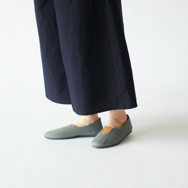 キャンバススリッポン　GRIS OSCURO 