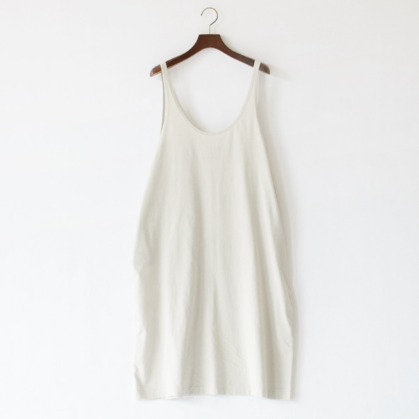 ワイドオープンスリップドレス（Light Grey）
