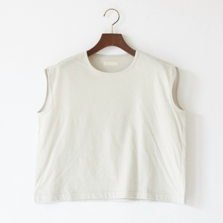 ハイゲージ天竺 スリーブレストップ